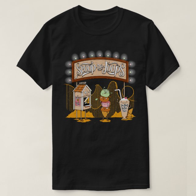 Scoop De Loops T Shirt (Design framsida)