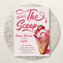 Scoop Ice Cream Girls Valge Birthday