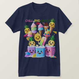 Scoop, Sip, Smile – Sommar-glädje T-shirt