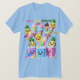 Scoop, Sip, Smile – Sommar-glädje T-shirt