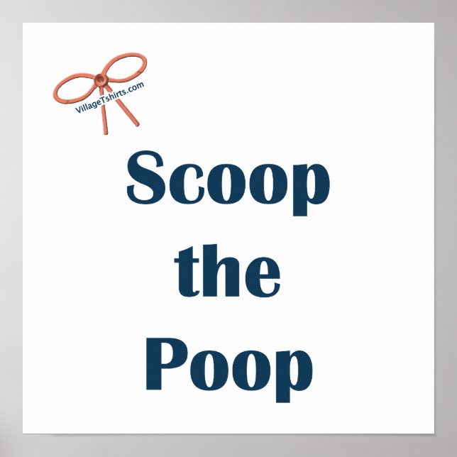 Scoop the Poop Reminders Poster (Framsidan)