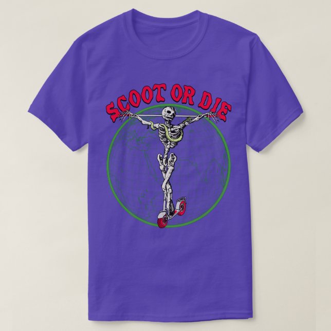 Scoot eller Die T Shirt (Design framsida)
