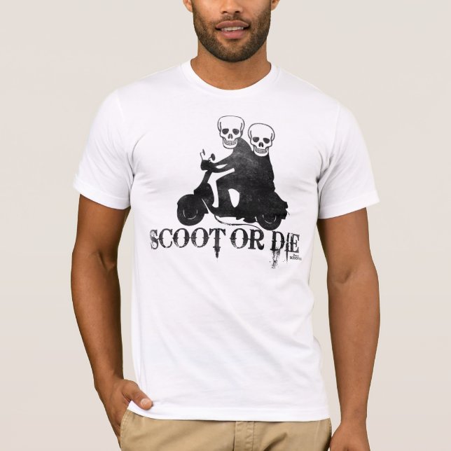 Scoot eller dö tee shirt (Framsida)