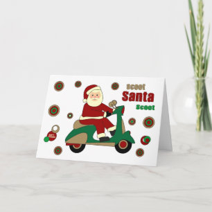 Scoot Santa Scoot Card Helgkort