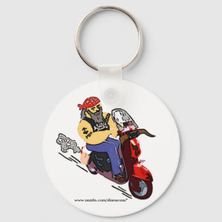 Scooter Älskare Fläkt Klubb Nyckelring