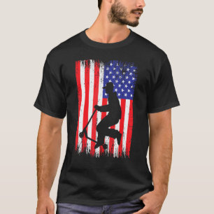Scooter American Flagga Squad Coola Stunt Kick Tri T Shirt