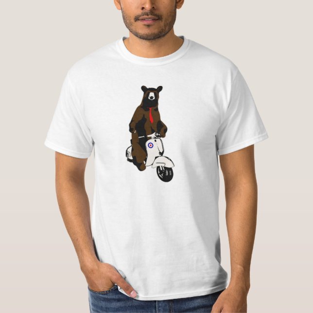 Scooter Bear T-shirt (Framsida)