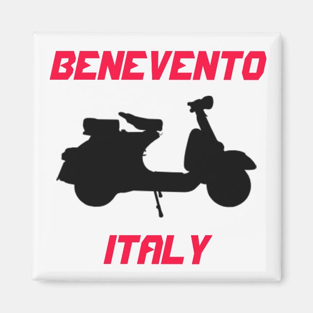 Scooter, Benevento, Italien Magnet (Framsidan)