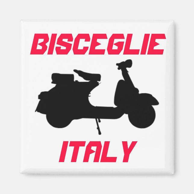 Scooter, Bisceglie, Italien Magnet (Framsidan)