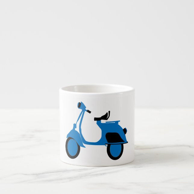 Scooter Blå Espressomugg (Framsidan)