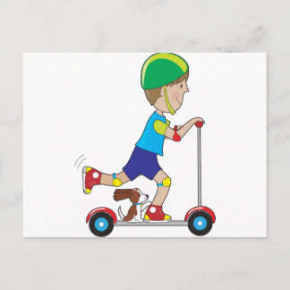 Scooter Boy Vykort