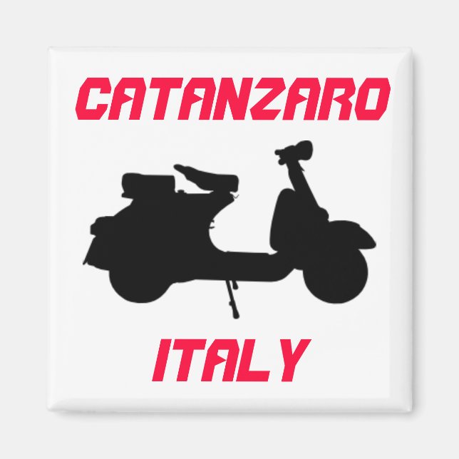 Scooter, Catanzaro, Italien Magnet (Framsidan)