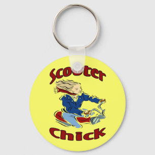 Scooter-Chick Nyckelring