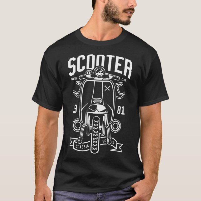 Scooter Classic T Shirt (Framsida)