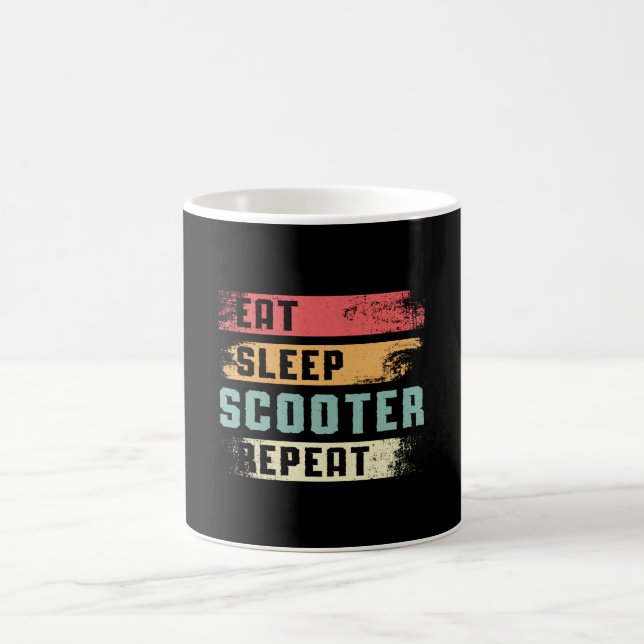 Scooter Driver E-Scooter Escooter Stunt Vintage Kaffemugg (Center)