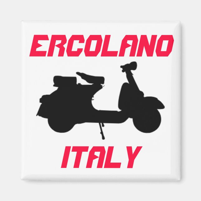Scooter, Ercolano, Italien Magnet (Framsidan)