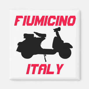 Scooter, Fiumicino, Italien Magnet