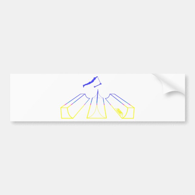 Scooter freestyle bildekal (Framsidan)