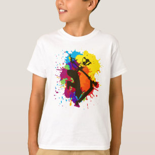 Scooter Freestyle colorfull trick T Shirt