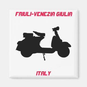 Scooter, Friuli-Venezia Giulia, Italien Magnet