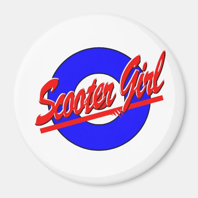 Scooter Girl Magnet (Framsidan)