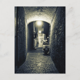 Scooter i Italien Vykort