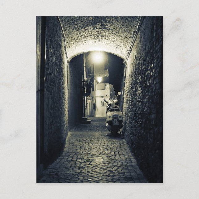 Scooter i Italien Vykort (Framsida)