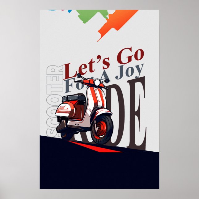 Scooter Lets Go Poster (Framsidan)