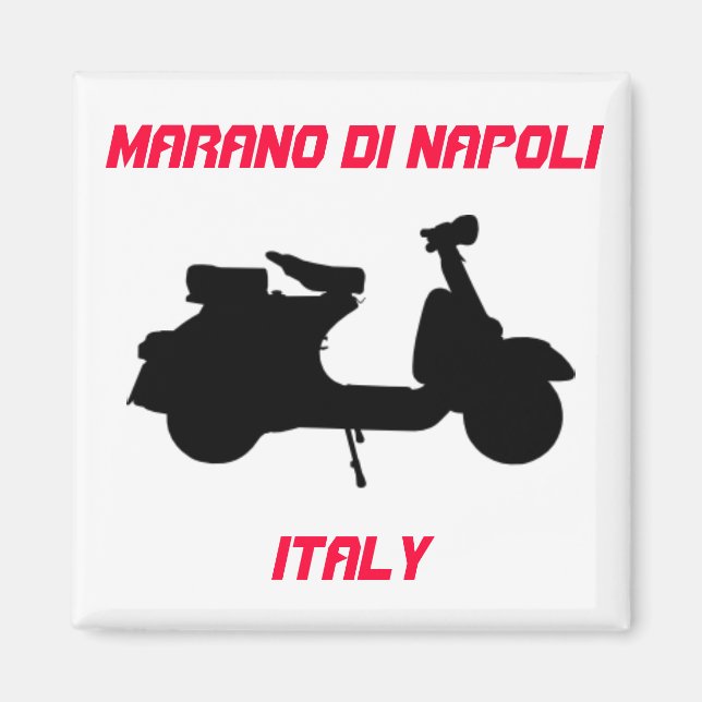Scooter, Marano di Napoli, Italien Magnet (Framsidan)