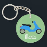 Scooter Moped Motorcle ANPASSNINGSBAR<br><div class="desc">Anpassa den här söta nyckelkedjan med din egen text,  ditt namn eller något annat du gillar. Få redot att slå vägen med den här roligten,  hand plockade av mig för dig! Kolla min butik efter massor av matchande artiklar och mer färg!</div>