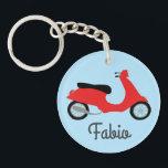 Scooter Moped Motorcle ANPASSNINGSBAR<br><div class="desc">Anpassa den här söta nyckelkedjan med din egen text,  ditt namn eller något annat du gillar. Få redot att slå vägen med den här roligten,  hand plockade av mig för dig! Kolla min butik efter massor av matchande artiklar och mer färg!</div>