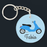 Scooter Moped Motorcle ANPASSNINGSBAR<br><div class="desc">Anpassa den här söta nyckelkedjan med din egen text,  ditt namn eller något annat du gillar. Få redot att slå vägen med den här roligten,  hand plockade av mig för dig! Kolla min butik efter massor av matchande artiklar och mer färg!</div>
