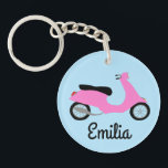 Scooter Moped Motorcle ANPASSNINGSBAR<br><div class="desc">Anpassa den här söta nyckelkedjan med din egen text,  ditt namn eller något annat du gillar. Få redot att slå vägen med den här roligten,  hand plockade av mig för dig! Kolla min butik efter massor av matchande artiklar och mer färg!</div>