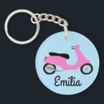 Scooter Moped Motorcle ANPASSNINGSBAR<br><div class="desc">Anpassa den här söta nyckelkedjan med din egen text,  ditt namn eller något annat du gillar. Få redot att slå vägen med den här roligten,  hand plockade av mig för dig! Kolla min butik efter massor av matchande artiklar och mer färg!</div>