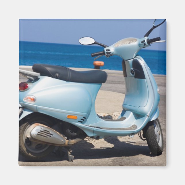 Scooter på stranden | Ephesus, Turkiet Magnet (Framsidan)
