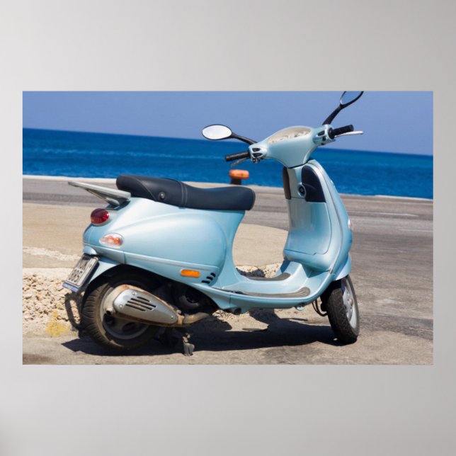 Scooter på stranden | Ephesus, Turkiet Poster (Framsidan)