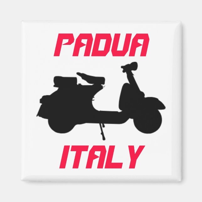 Scooter, Padua, Italien Magnet (Framsidan)