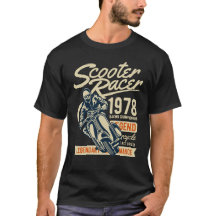 Scooter Racer Vintage Retro Stil