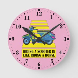 Scooter Rund Klocka