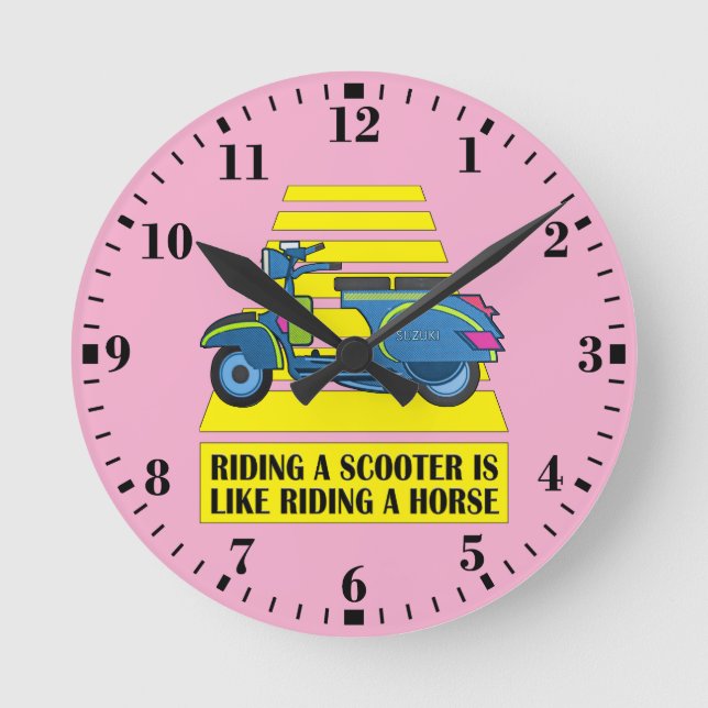 Scooter Rund Klocka (Framsida)