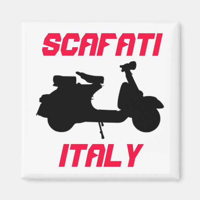 Scooter, Scafati, Italien Magnet (Framsidan)