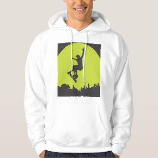 scooter_scum_poster sweatshirt med luva