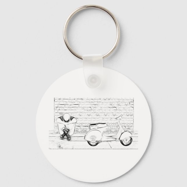 Scooter Skin Nyckelring (Framsida)