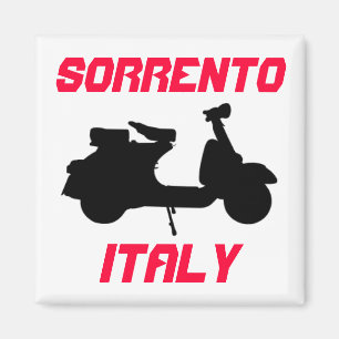 Scooter, Sorrento, Italien Magnet