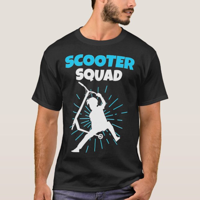 Scooter Squad Scooter afrikanska bästa vänner cite T Shirt (Framsida)