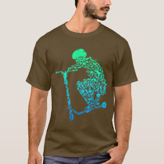 Scooter Stunt Gift for Boys Kids Youth T Shirt