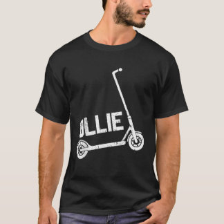 Scooter Stunt Ollie Scootering Boys Kids Ungdom T Shirt