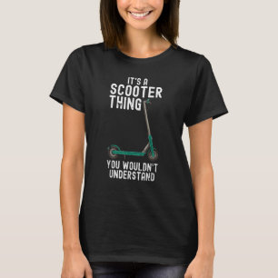 Scooter Stunt Scouter E Scooter Off Road Electric T Shirt