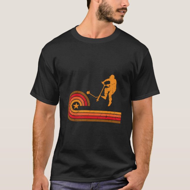 Scooter stunt stil scooter för ungdomar t shirt (Framsida)