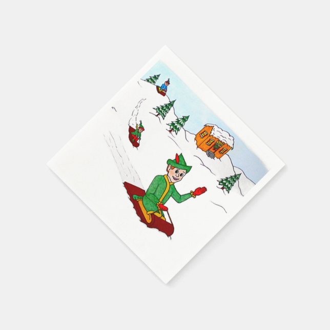 Scooter the Elf servett (Hörn)